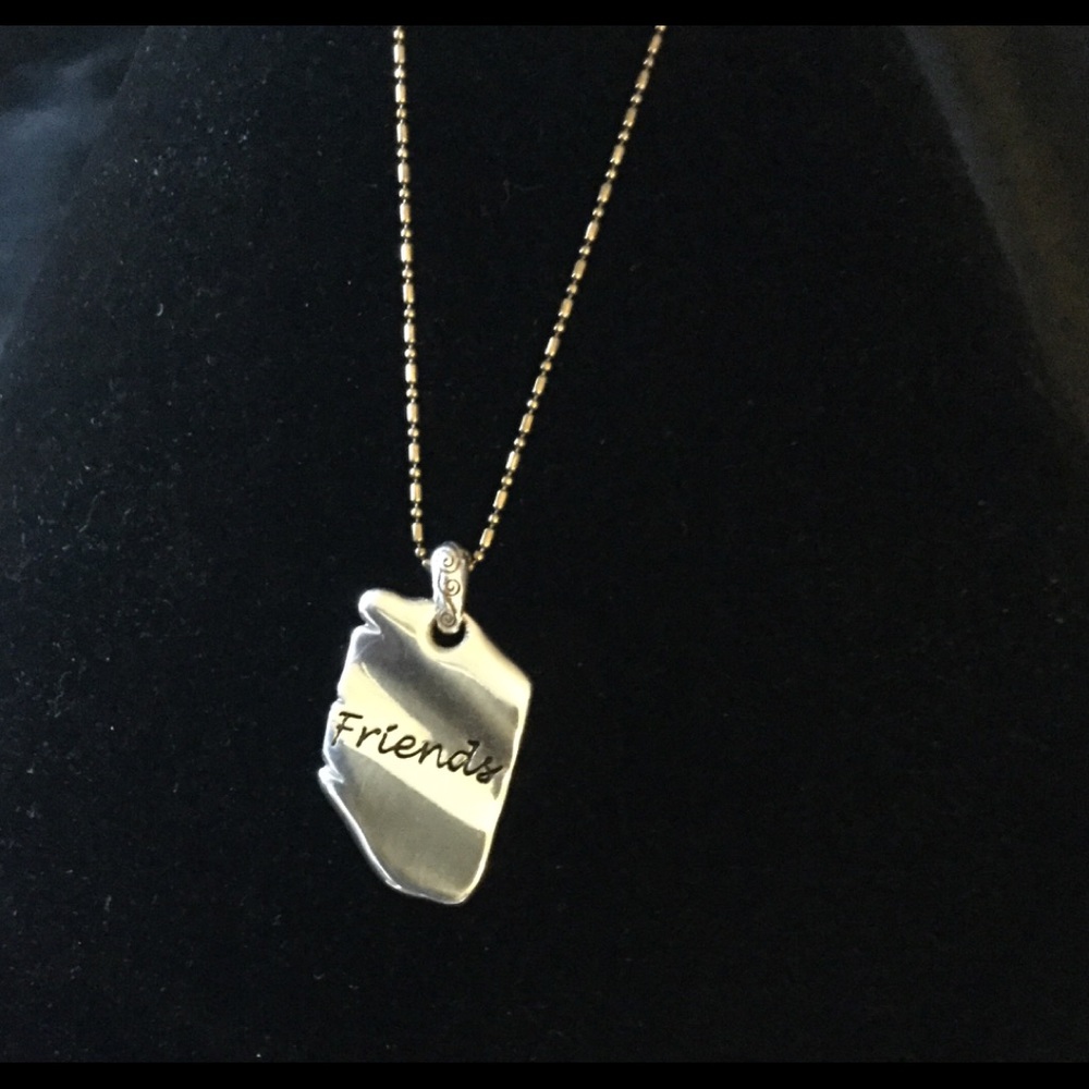 New Brighton ‘Friends’ pendant, silver and  gold.